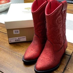 Tucker + Tate red boots